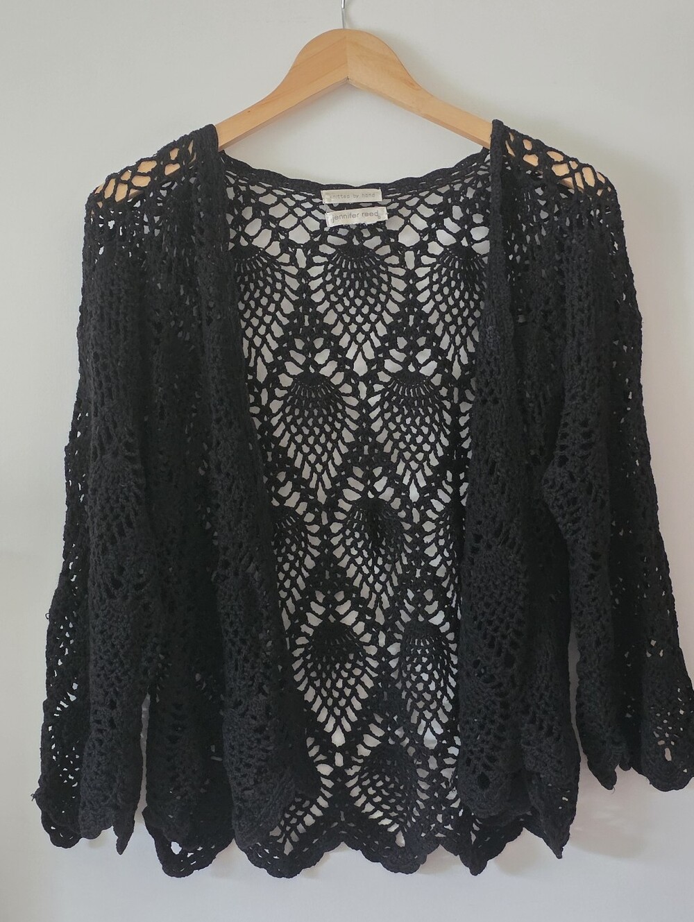 Hand knit cardigan